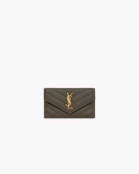 ysl fragments flap card case